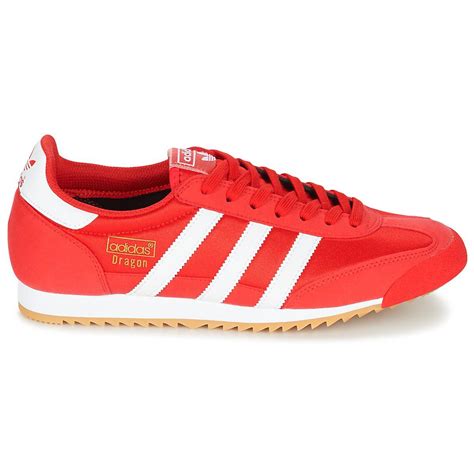 adidas dragon trainers red